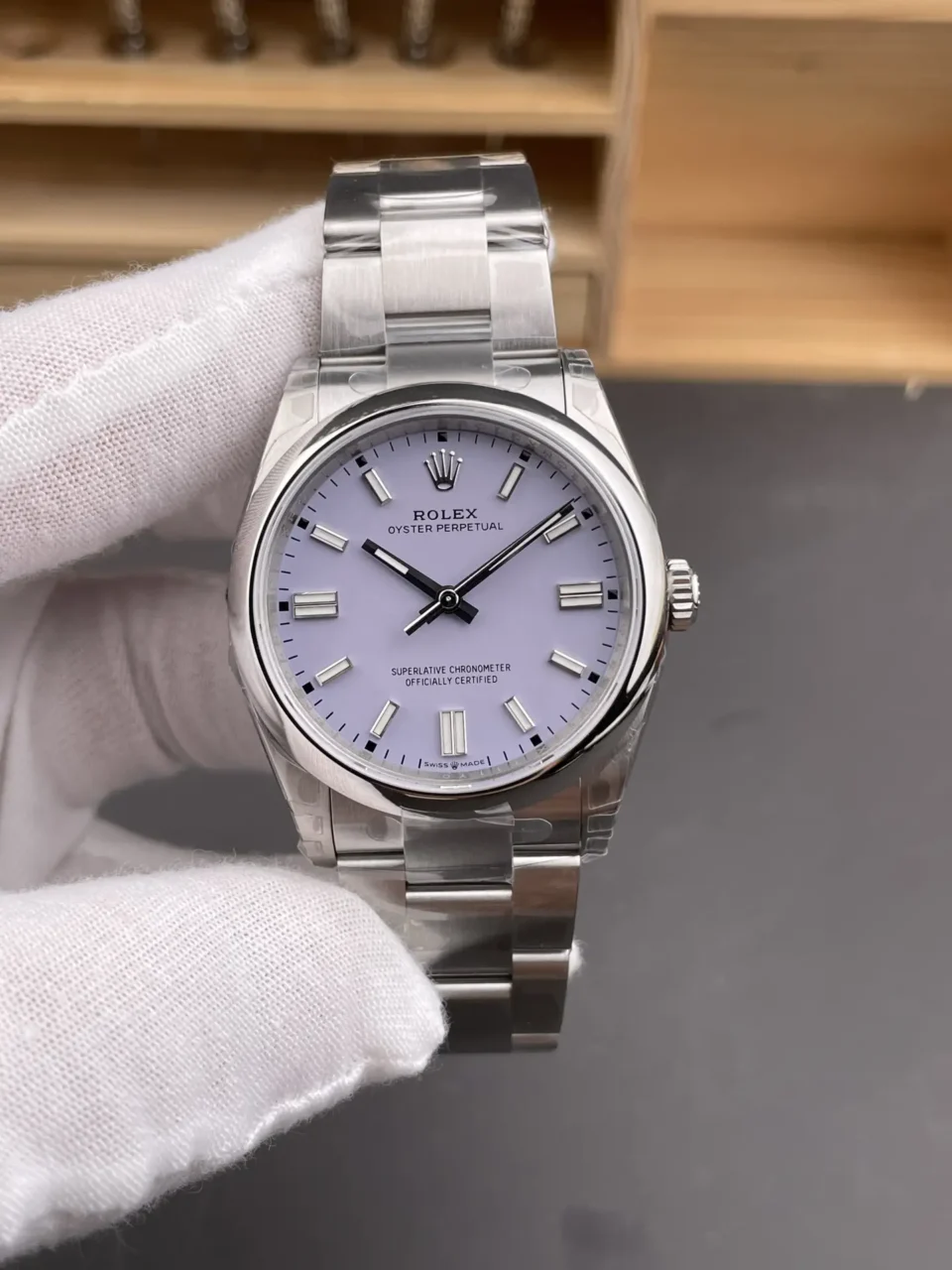 Rolex Oyster Perpetual 36 126000 Lavender Dial Watch  126000-0013