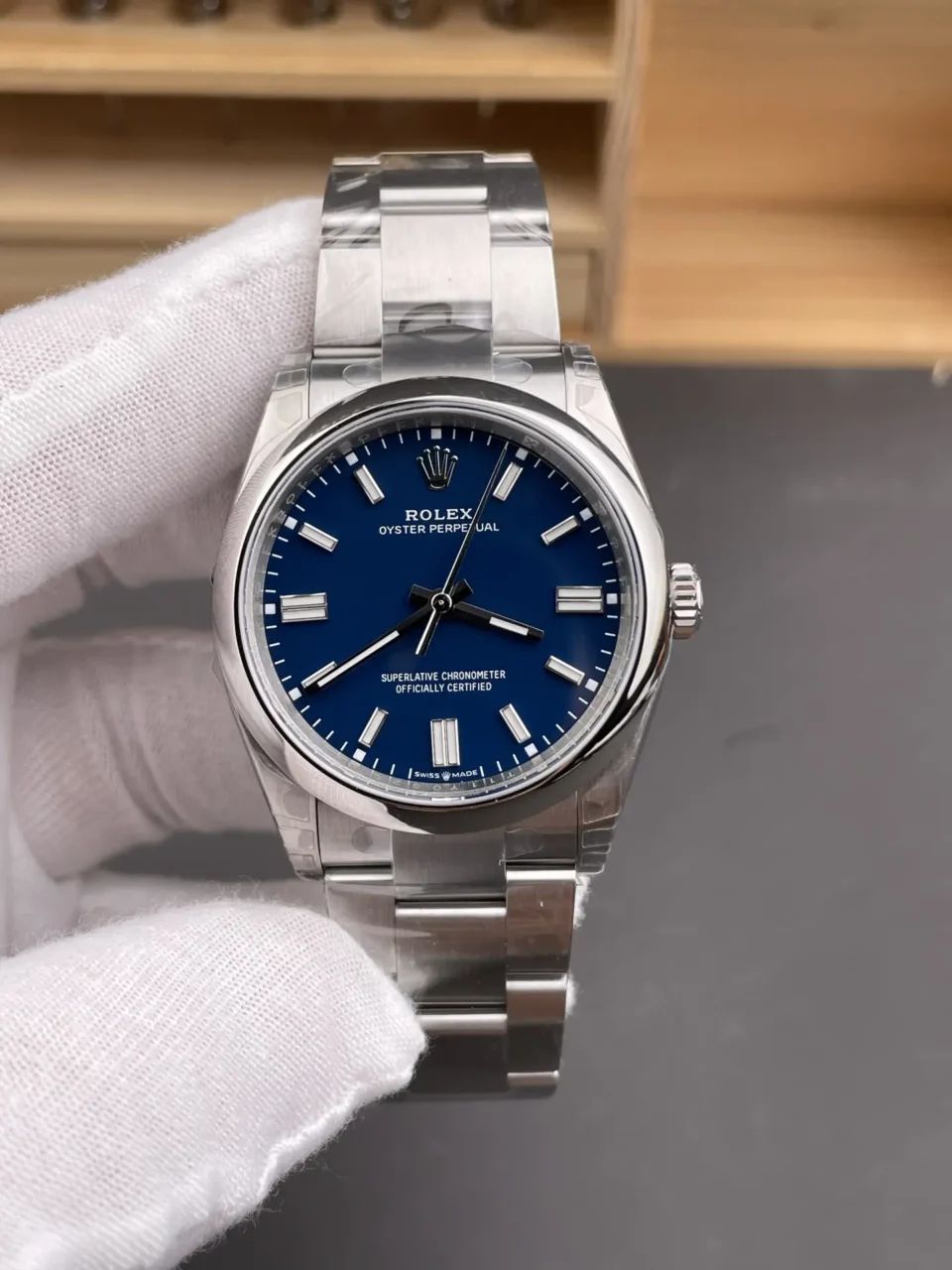 Rolex Oyster Perpetual 36 126000 Blue Dial Watch 126000-003