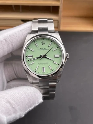 Rolex Oyster Perpetual 41 134300 Pistachio Dial Watch 134300-006