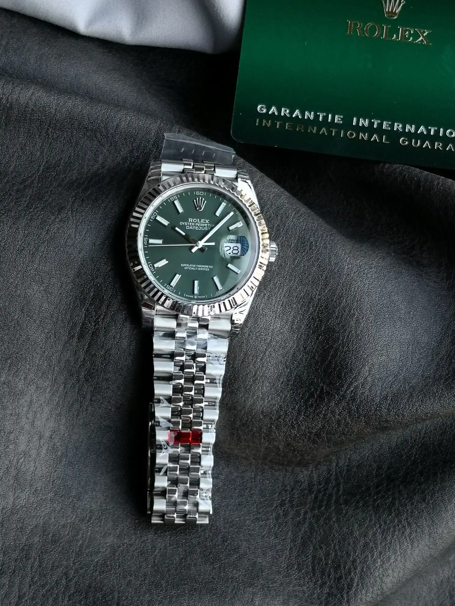 Rolex Datejust 41 Green Jubilee Replica 41MM Premium Fluted Bezel 126334-0028