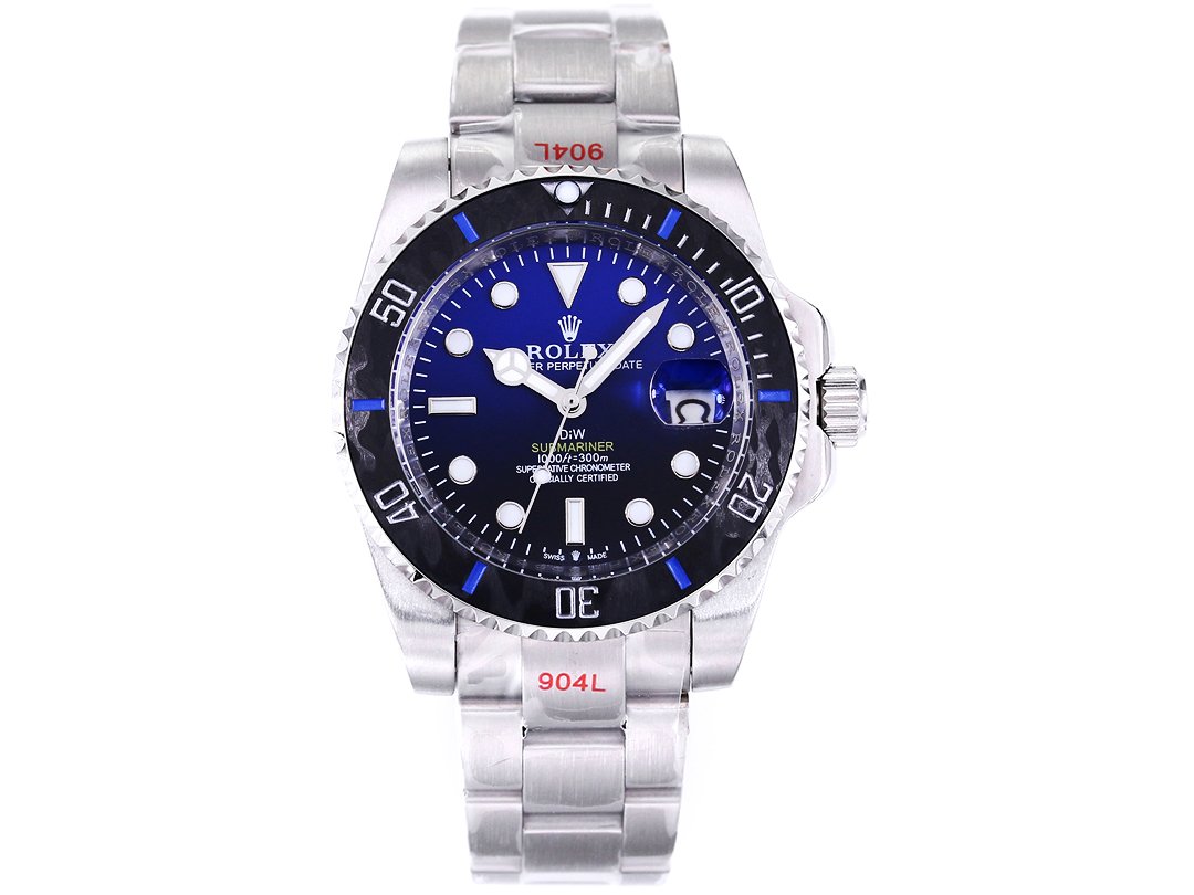 Rolex Submariner DIW Carbon Fiber Gradient Blue Dial Custom Watch 40mm Ultimate Edition ROLEX-SUB-DIW-CARBON-BLU-40