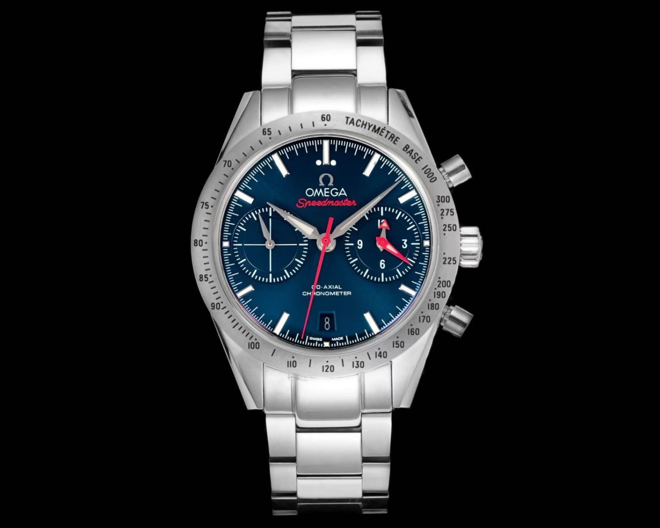 Omega Speedmaster 57 Blue Replica Steel Bracelet 42MM Premium 331.10.42.51.03.001