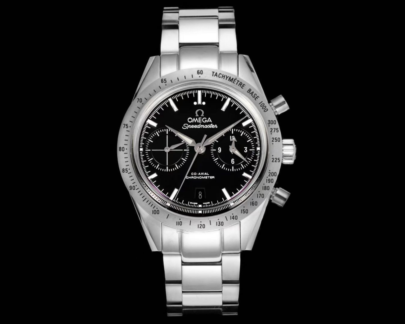 Omega Speedmaster 57 Black Replica Steel Bracelet 42MM Premium 331.10.42.51.01.002