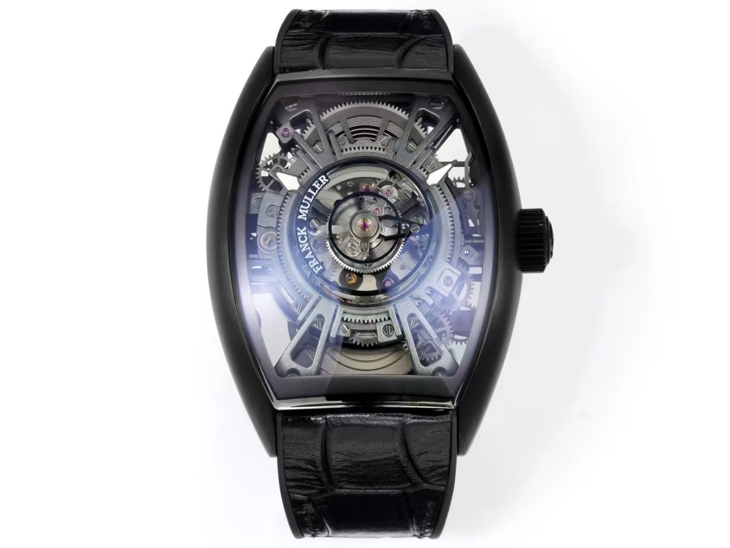 Franck Muller RM3 Grand Central Tourbillon Replica 42MM Premium Skeleton Rose Gold Edition