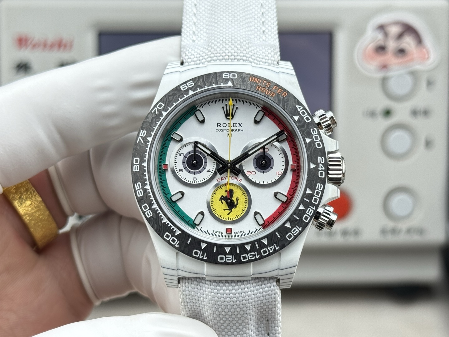 SJ 2700 HEH Carbon Fiber Daytona R74 Rolex Custom Edition 40mm