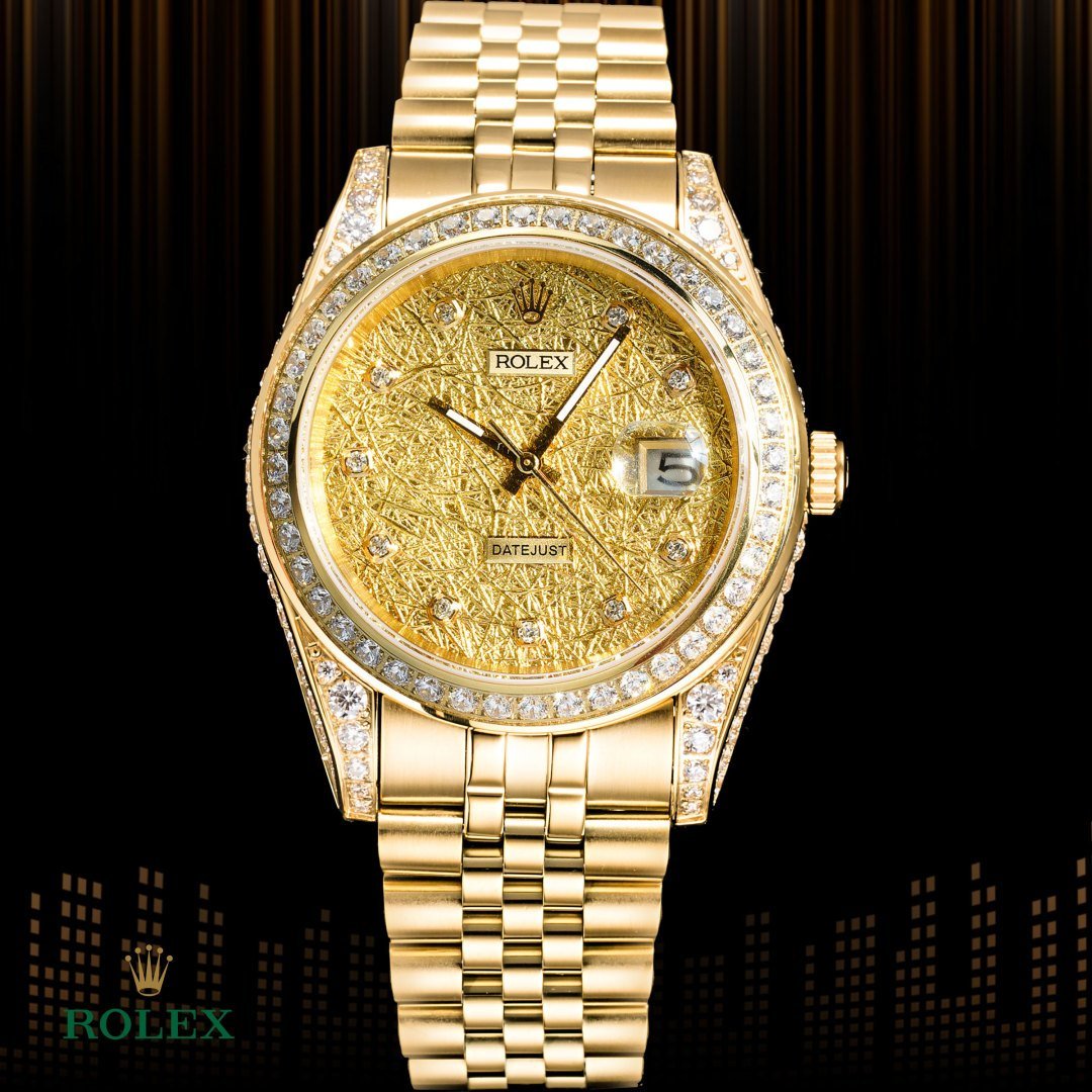 Rolex Style Diamond Automatic Luxury Watch – 41mm Full Diamond Edition ROLEX-STYLE-DIAMOND-AUTO-41-CITIZEN
