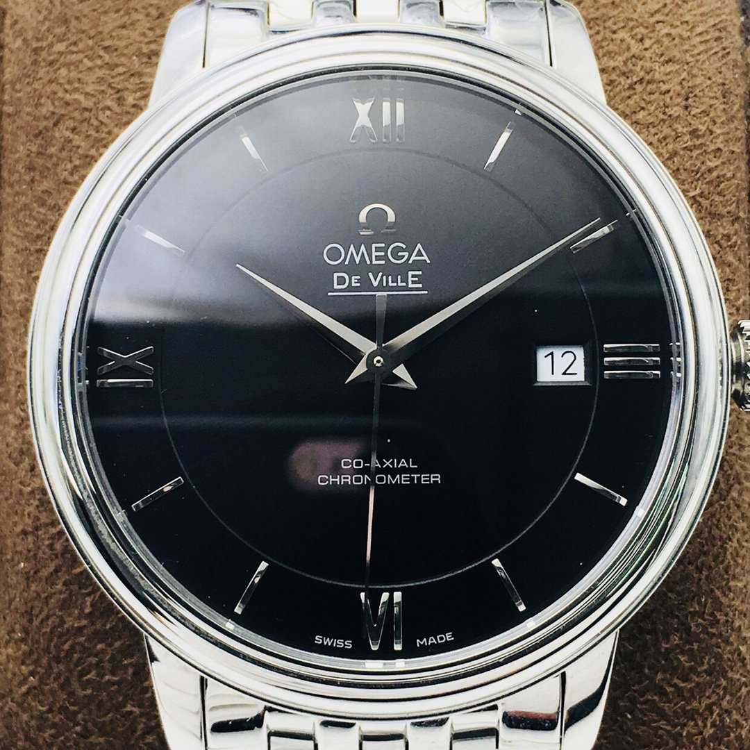 Omega De Ville Classic 39.5mm Automatic Dress Watch Silver Dial Mechanical Watch OMG-DEVILLE-MKS-39MM-2892-CLASSIC-SILVER