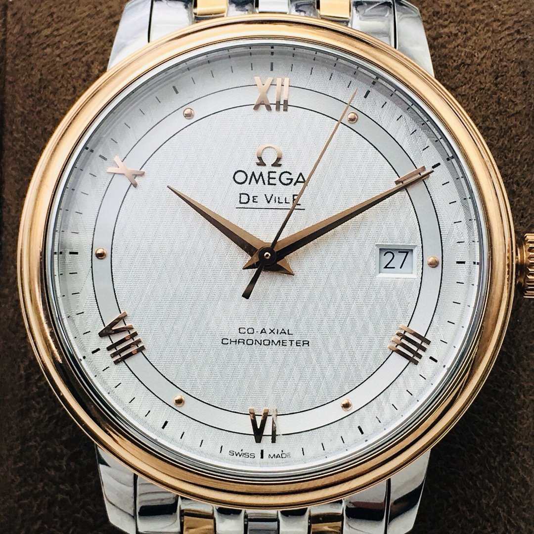 Omega De Ville Classic 40mm Automatic Dress Watch Silver Dial Mechanical Watch OMG-DEVILLE-MKS-40MM-2892-CLASSIC-SILVER