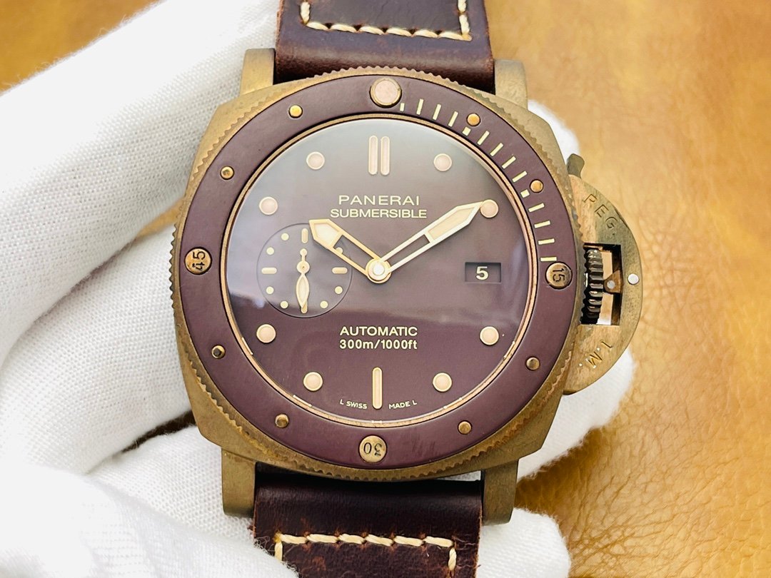 Panerai Submersible Bronzo Series PAM00968 Bronze Watch