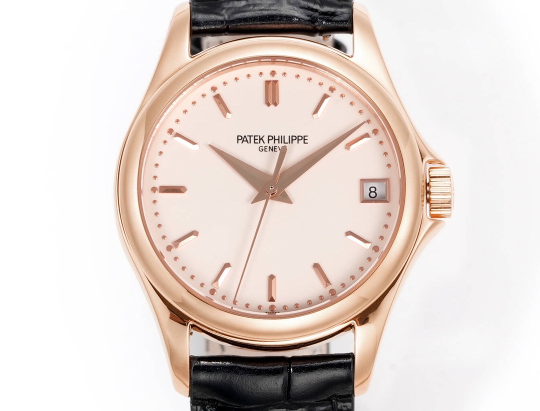 GR心诚所致，震撼推出精细美学代表之作——Patek Philippe古典系列——5127
【精彩细节】腕表尺寸37mmX9.5mm  薄而有质
1.表壳慢工出细活，极致打磨，独家还原出正品的完美比例和特有质感。
2.刻度，指针采用最新的贵金属电镀技术加持，效果更佳出彩！
3.“锅盖型”微凸表镜，版型与正品一致，效果通透，辨时清晰。采用定制版Cal.324——更薄，更稳，更像。
【表带】经典意大利小牛皮表带，纹路清晰，质感上乘。针式表扣打磨齐整光亮，通用原装无压力。
高贵如斯，经典永恒，一旦拥有，别无所求。