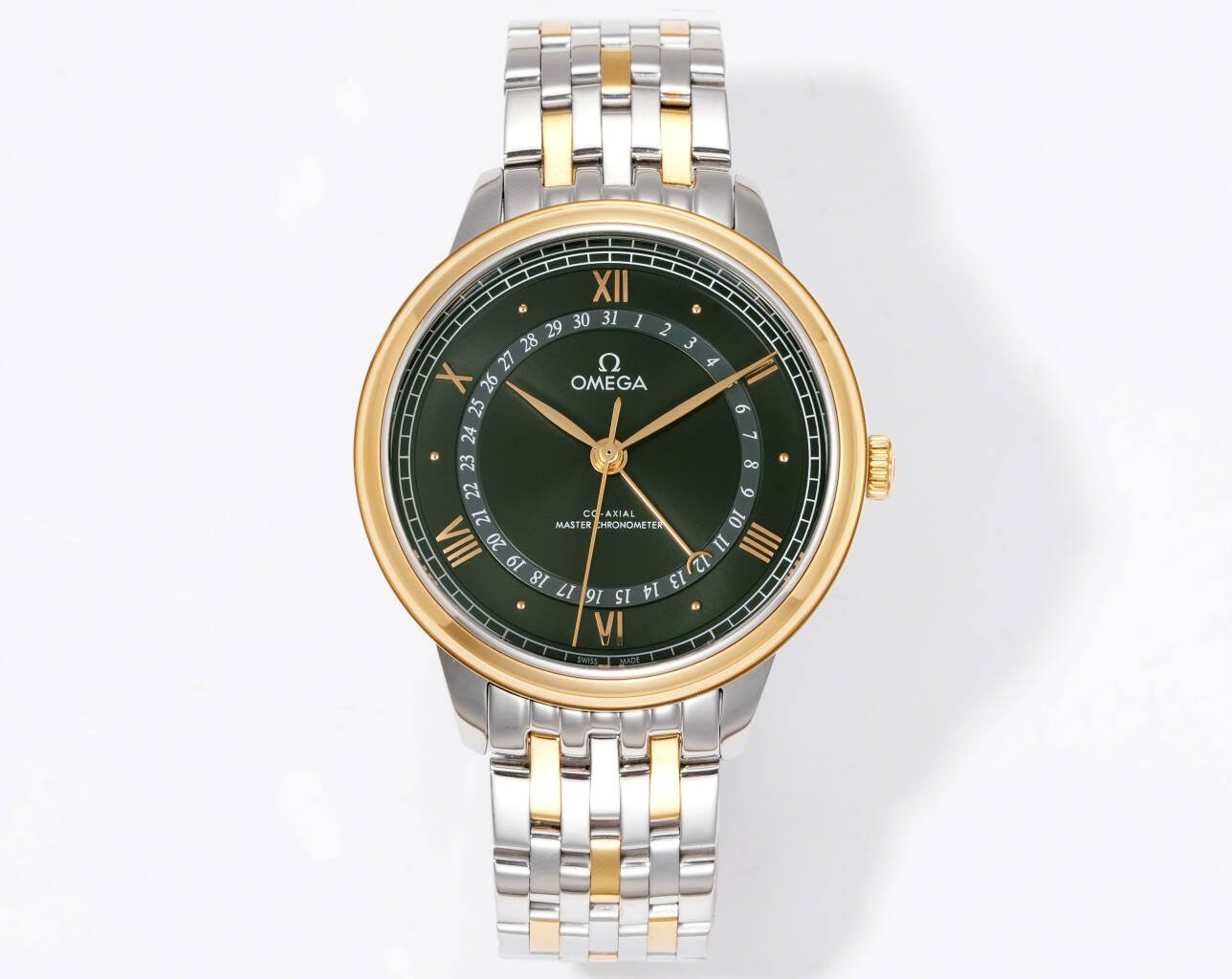 Omega De Ville Annual Calendar 42mm Silver Dial Four Hand Automatic Dress Watch OMG-DEVILLE-ANNUAL-43423422202001