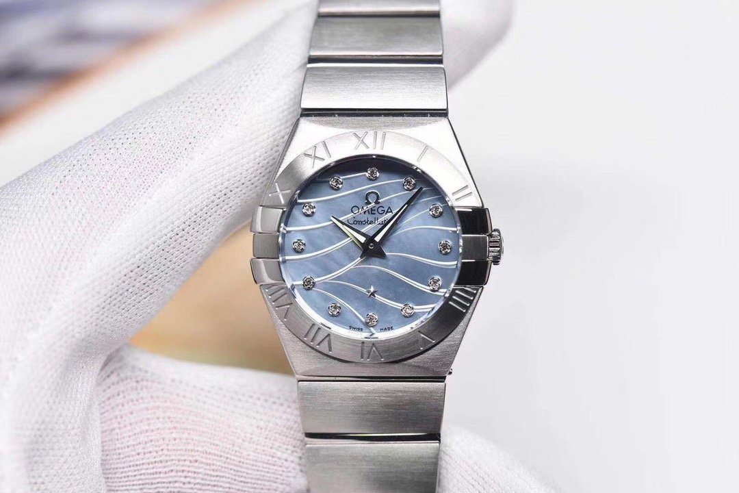 Omega Constellation Ladies 27mm Two Tone Diamond Silver Dial Quartz Watch OMG-CONST-LADY-27MM-TWOTONE-DIAMOND-12315276055004
