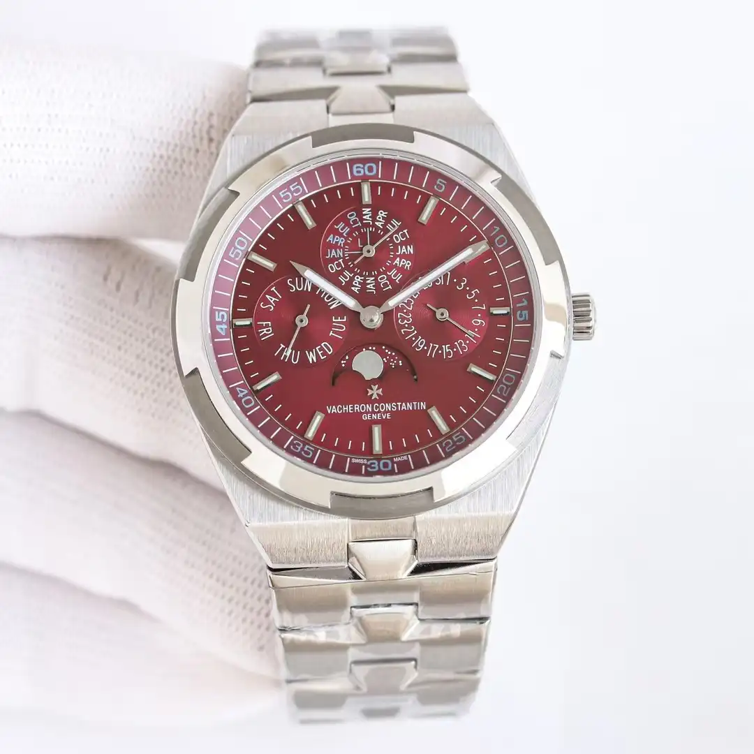 Vacheron Constantin Overseas Perpetual Calendar  White Gold Rose Dial 41.5mm 4300V 120G-B102
