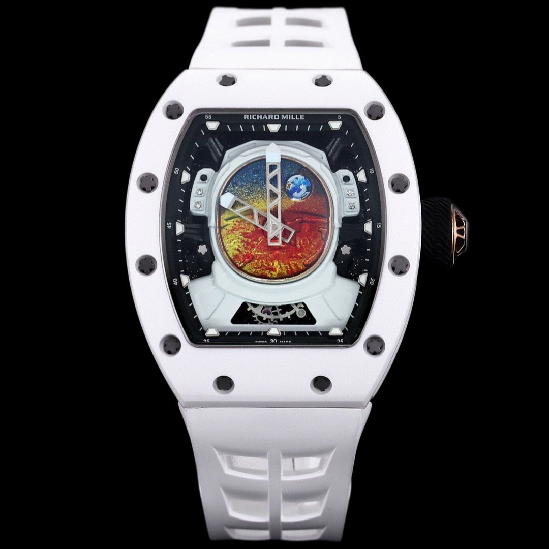 Richard Mille RM52-05 Pharrell Williams Mars Mission Watch Automatic Skeleton Aerospace Design Premium Edition RM-RM52-05-PW-MARS-SKL