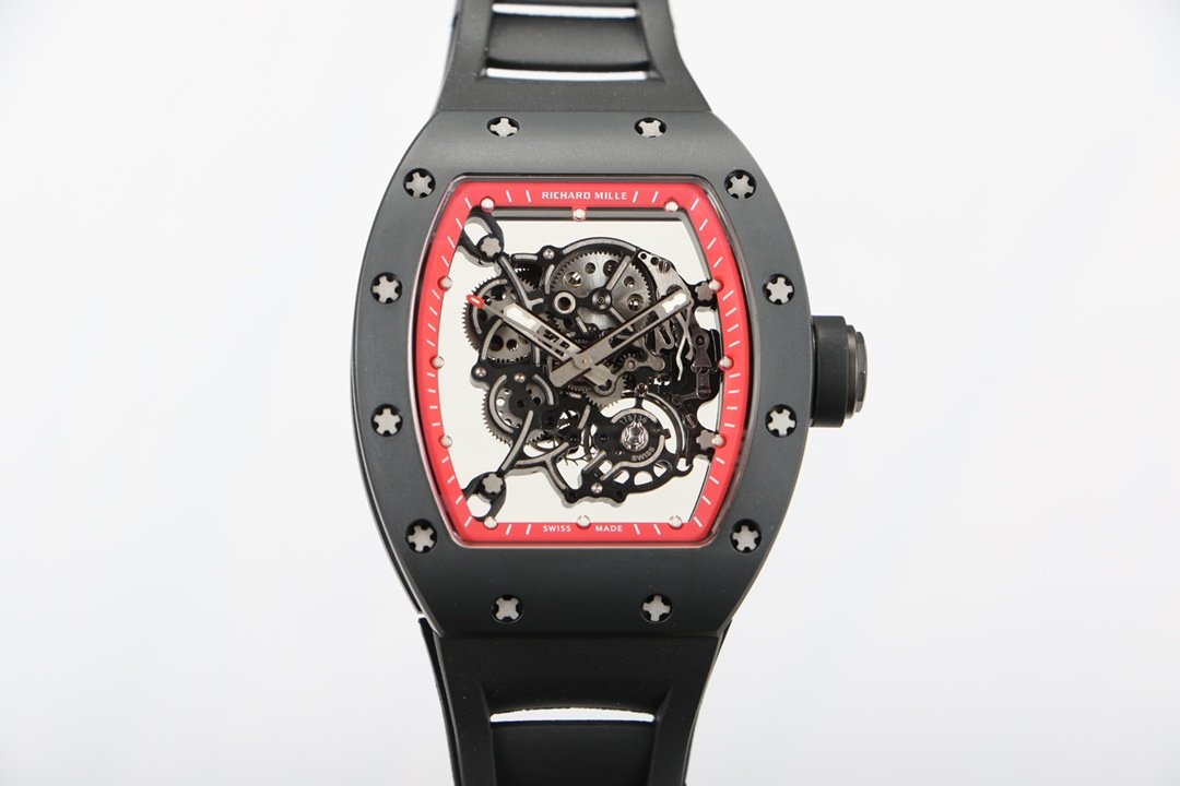 Richard Mille RM055 White Ceramic Integrated Movement Blue AR Coating Edition RM055-WC-BLUE-2100