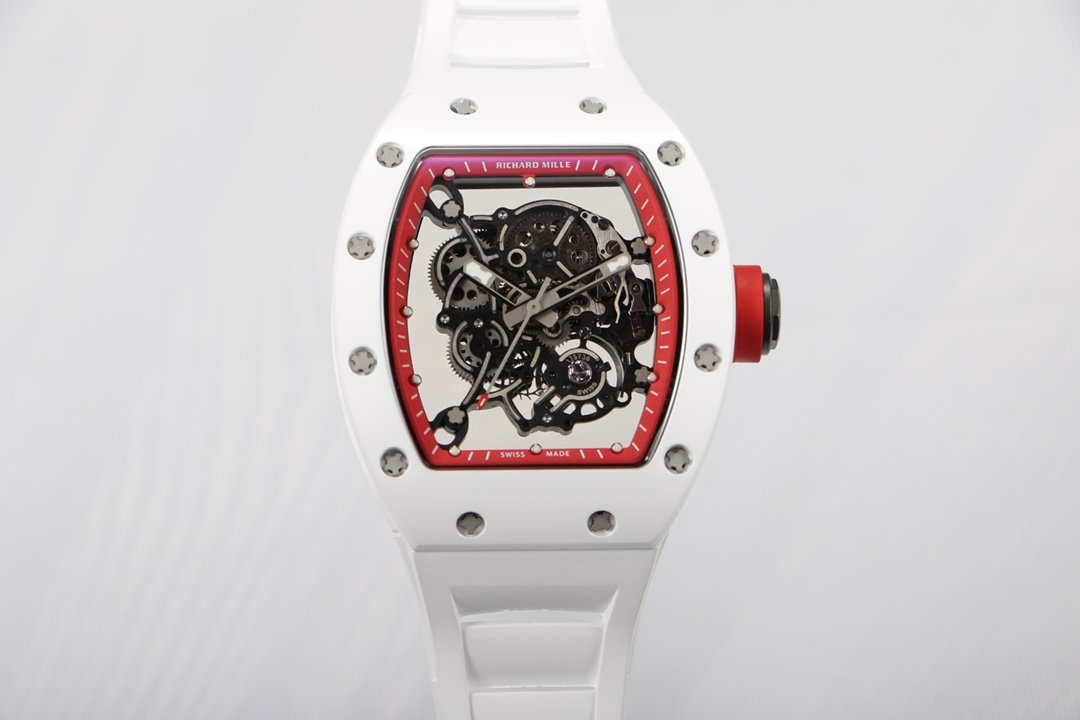 Richard Mille RM055 White Ceramic RMUL2 Integrated Movement White Shock Absorber Edition RM055-WC-RMUL2-WHITE-CERAMIC-2100