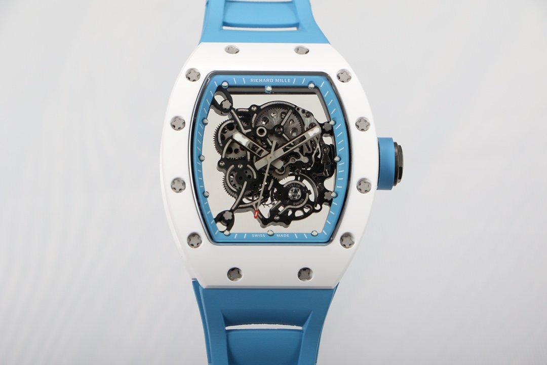 Richard Mille RM055 Black Ceramic RMUL2 Movement White Shock Absorber Edition RM055-BC-RMUL2-WHITE-SHOCK