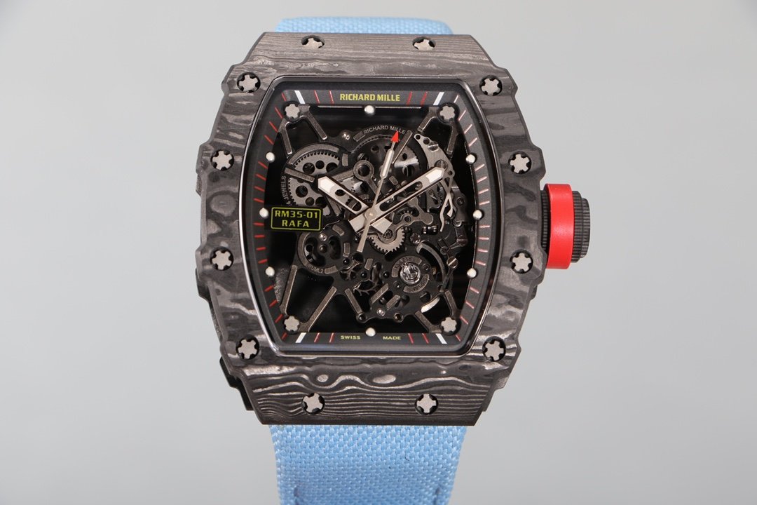 Richard Mille RM35-01 NTPT Carbon Fiber RMUL3 Integrated Balance Wheel Watch RM35-01-CF-RMUL3-WH