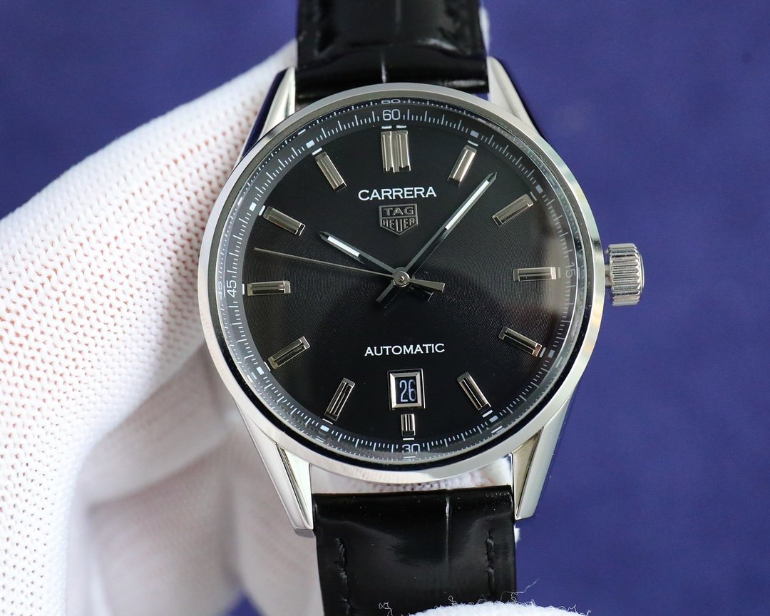 TAG Heuer Carrera WBN2111 Automatic Calendar Watch 39MM Stainless Steel Bracelet Premium Edition TAG-CAR-WBN2111-SS-39