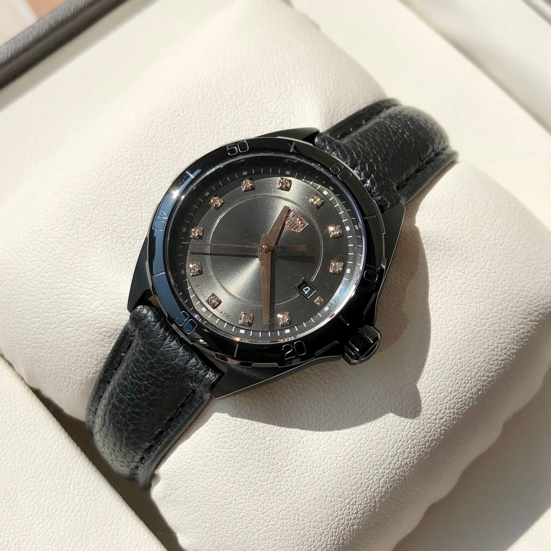 TAG Heuer Carrera Women's Quartz Watch 32MM Mother of Pearl Dial Original Material Strap Premium Edition
