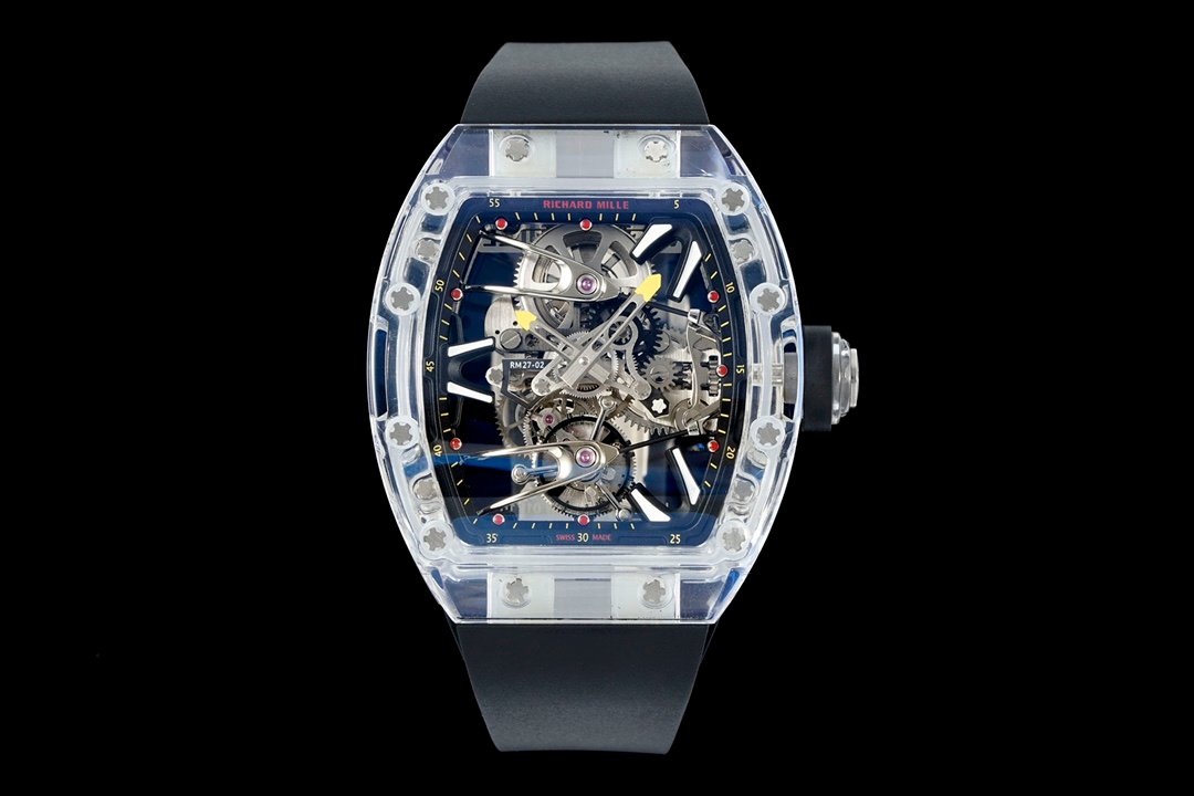 Richard Mille RM56-02 Sapphire Crystal Tourbillon Watch Transparent Skeleton Cable Suspension Movement Premium Edition RM-RM56-02-SAP-TB-CBL