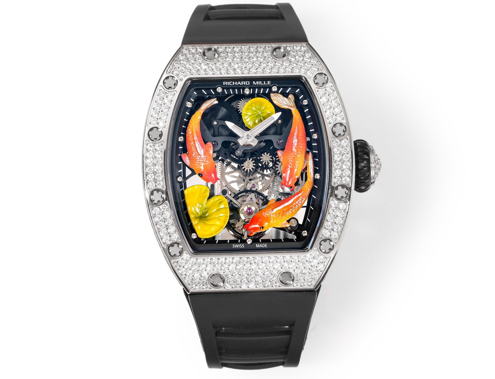 Richard Mille RM59-01 T-Diamond Lizard Tourbillon Skeleton Sport Watch RM59-01-T-DIAMOND-LIZARD-TOURBILLON-SKELETON