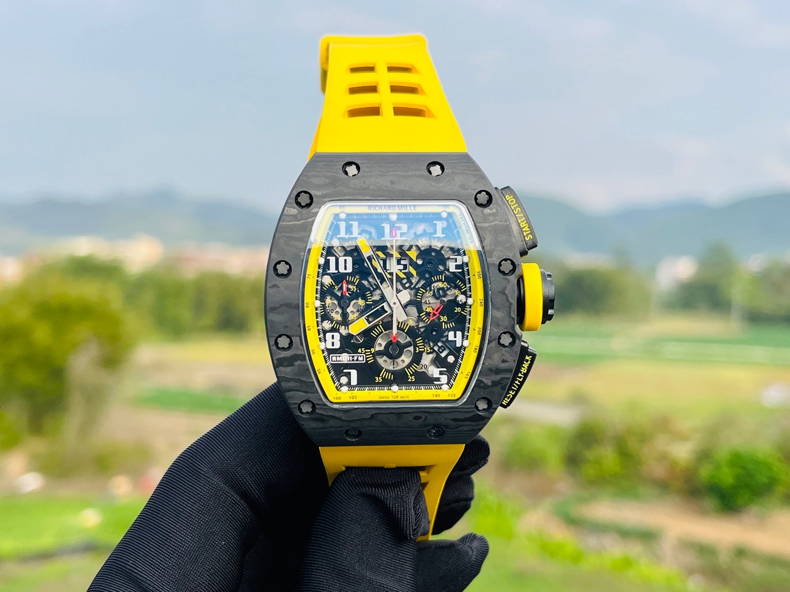 Richard Mille RM011-FM F1 Inspired Titanium Automatic Chronograph Watch RM011-FM-TI