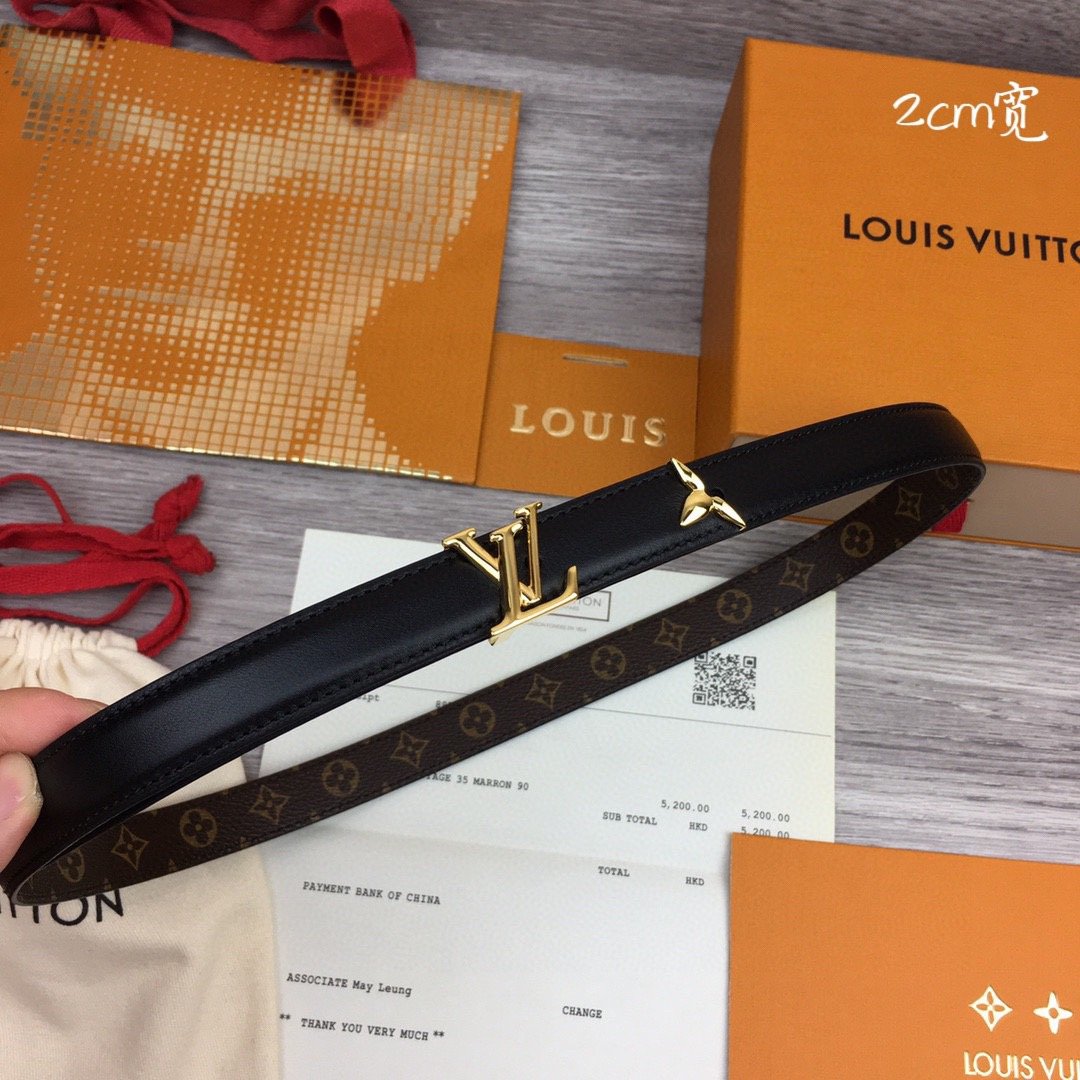 Lv M8232V Pretty LV 20mm Reversible Belt