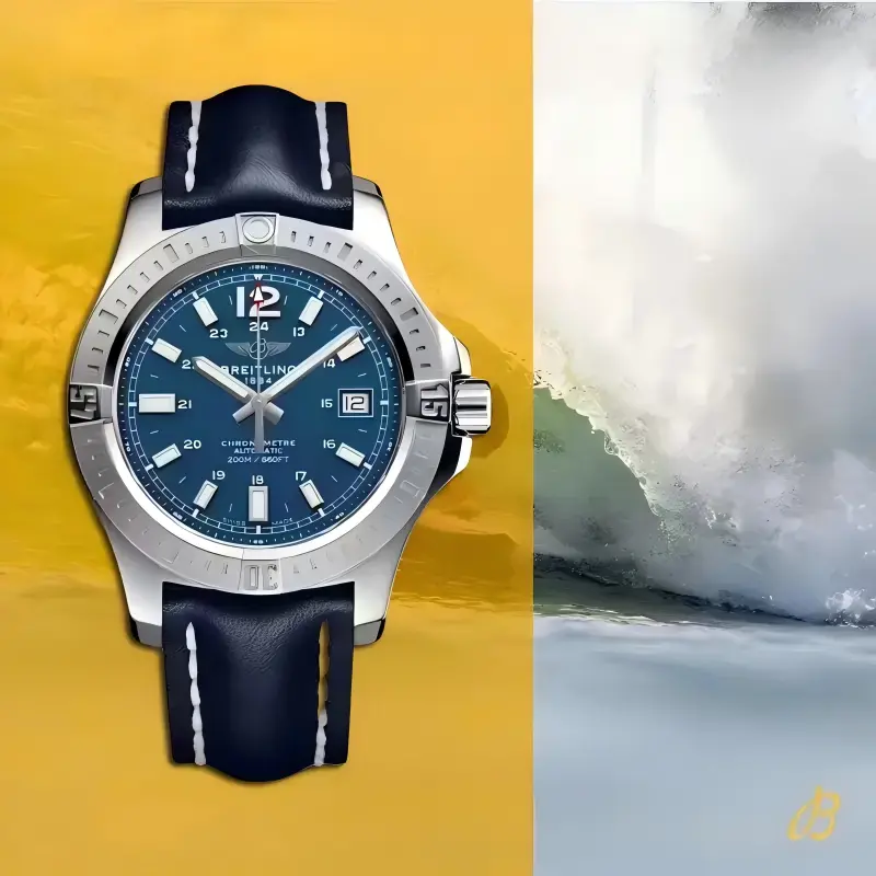 Breitling  Colt 41MM Automatic Mariner Blue  Calf A1731311.C934.428X