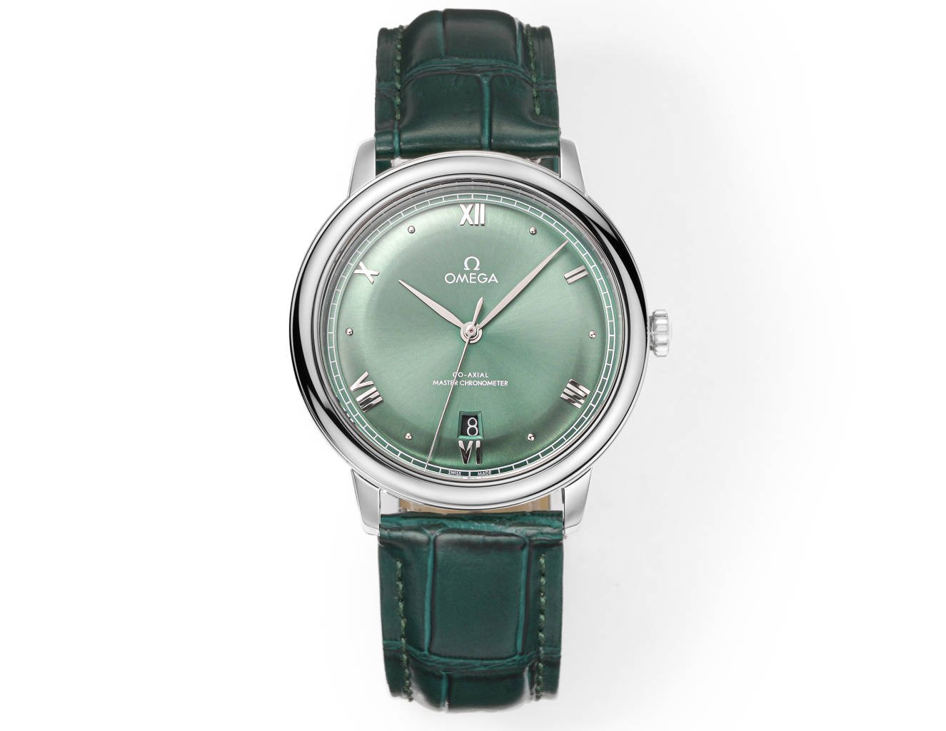 Omega RW8 Disc Flying Elegance Green Dial Stainless Steel Case Bracelet 40mm OMEGA-RW8-DISC-FLY-GRN40-SS