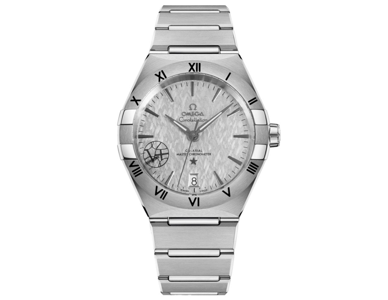 Omega Constellation Fifth Generation S9 Master Chronometer 8900 Meteorite Dial Ceramic Titanium Bezel Stainless Steel Bracelet 41mm OMEGA-CONST-S9-13130412199001-MET41