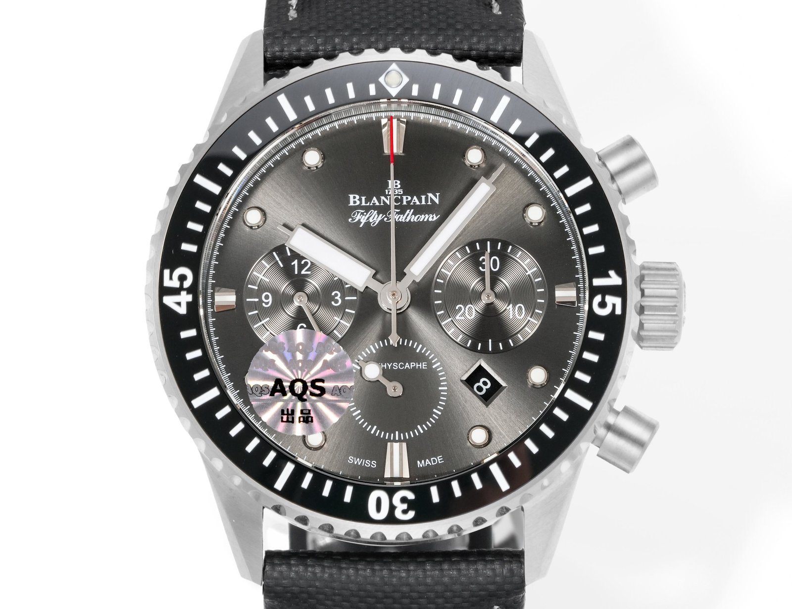Blancpain Fifty Fathoms Bathyscaphe Stainless Steel Meteor Grey Dial 43.6mm  5200-1110-B52A