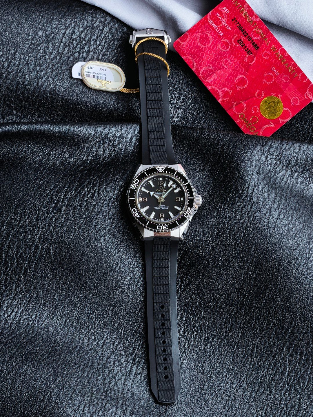 Omega Seamaster Planet Ocean Matte Black Dial with Black Ceramic Bezel 42mm  217.32.42.21.01.001