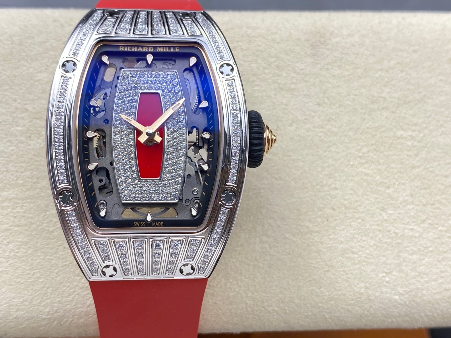 Richard Mille RM 07-01 Diamond Paved Dial with Jasper Center Ref. RM07-01