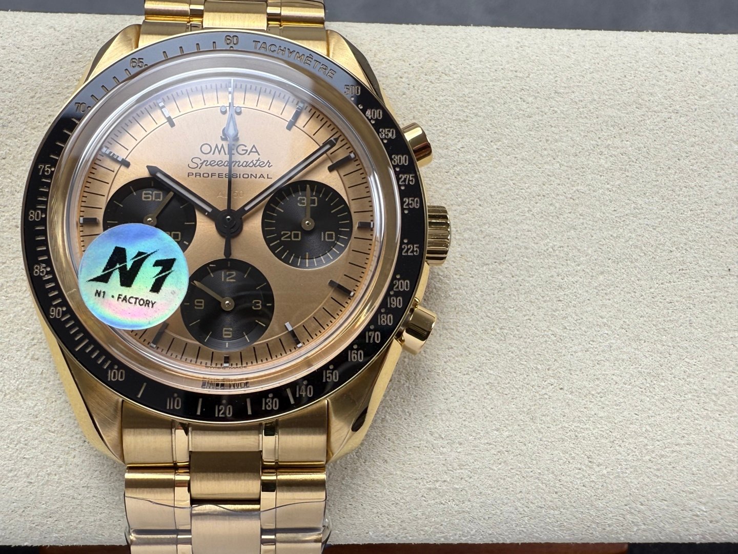 Omega Speedmaster Moonwatch Moonshine Gold Champagne Dial 42mm 310.60.42.50.99.002