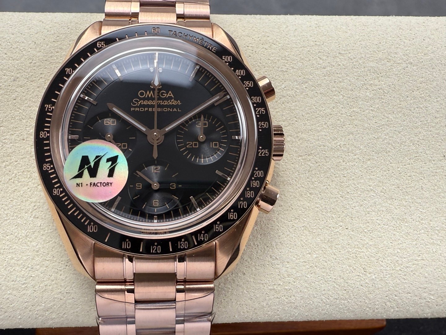 Omega Speedmaster Moonwatch Sedna Gold Black Dial 42mm 310.60.42.50.01.001