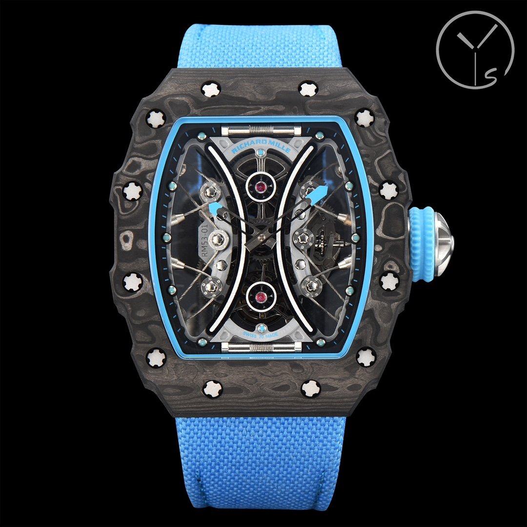 Richard Mille RM 61-01 Yohan Blake Carbon TPT Skeleton Dial Ref. RM61-01