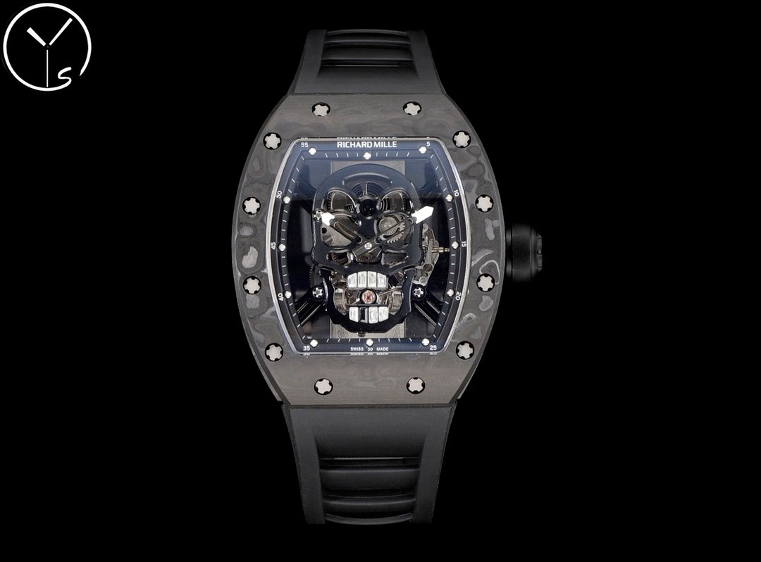 Richard Mille RM 052 Tourbillon Skull Carbon TPT Skeleton Dial