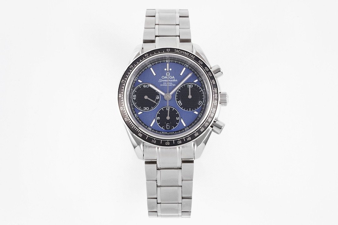 Omega Speedmaster Super Racing Chronograph Cal.3330 Purple Dial Stainless Steel Bracelet 40mm OMEGA-SPR-3330-PUR40-SS