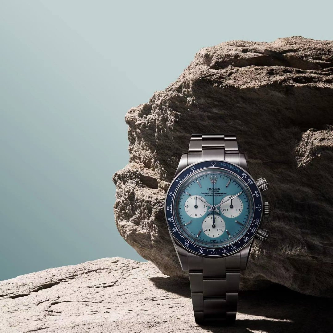 Rolex Cosmograph Daytona Ice Blue Dial with Chestnut Brown Cerachrom Bezel 40mm Ref. 126506