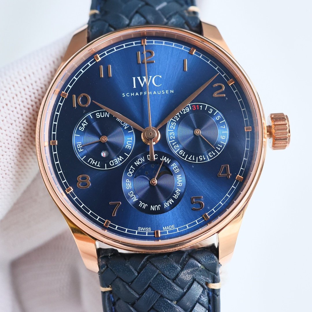 IWC Portugieser 42mm Stainless Steel Perpetual Calendar Moonphase Automatic Men's Watch IWC-Portugieser-42-PerpetualCalendar-MoonPhase-Auto