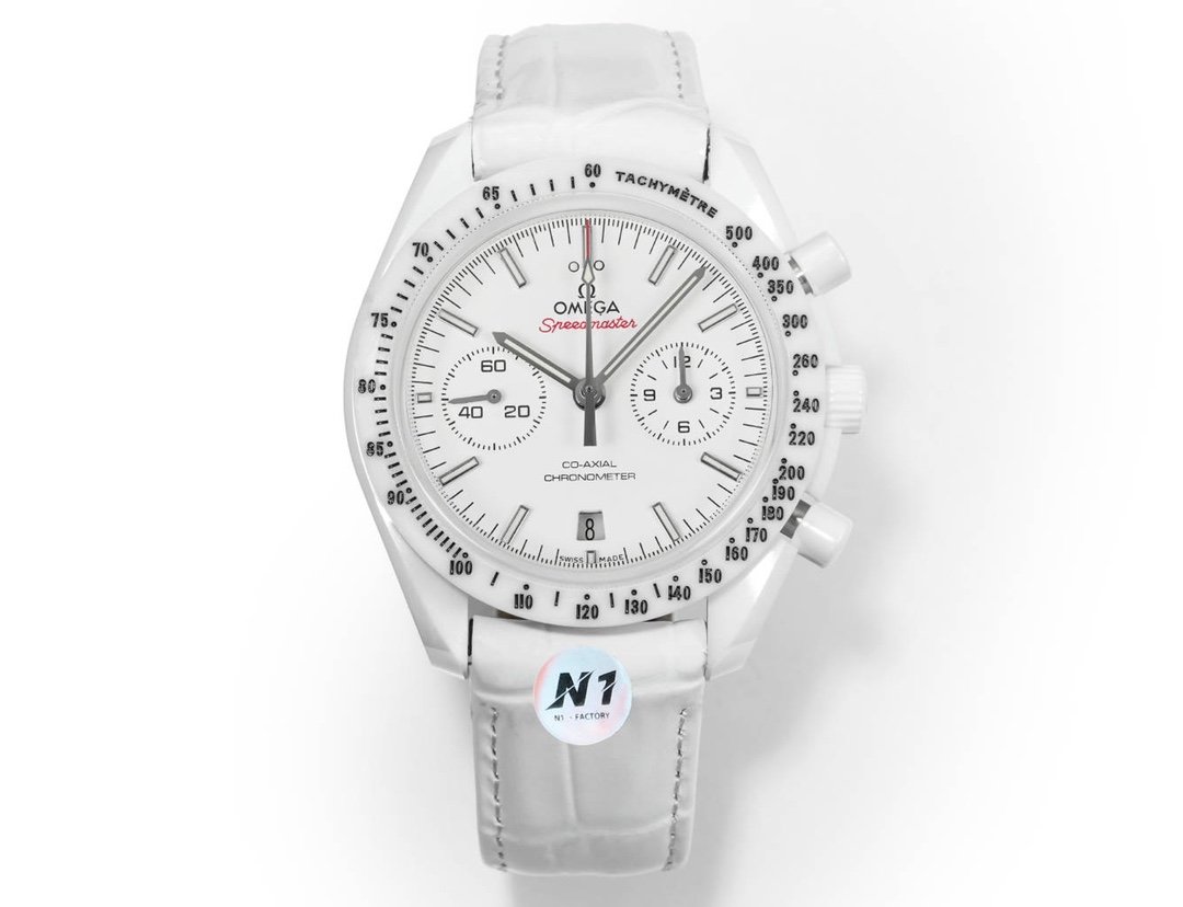 Omega Speedmaster White Side of the Moon White Dial 44.25mm  311.93.44.51.04.002