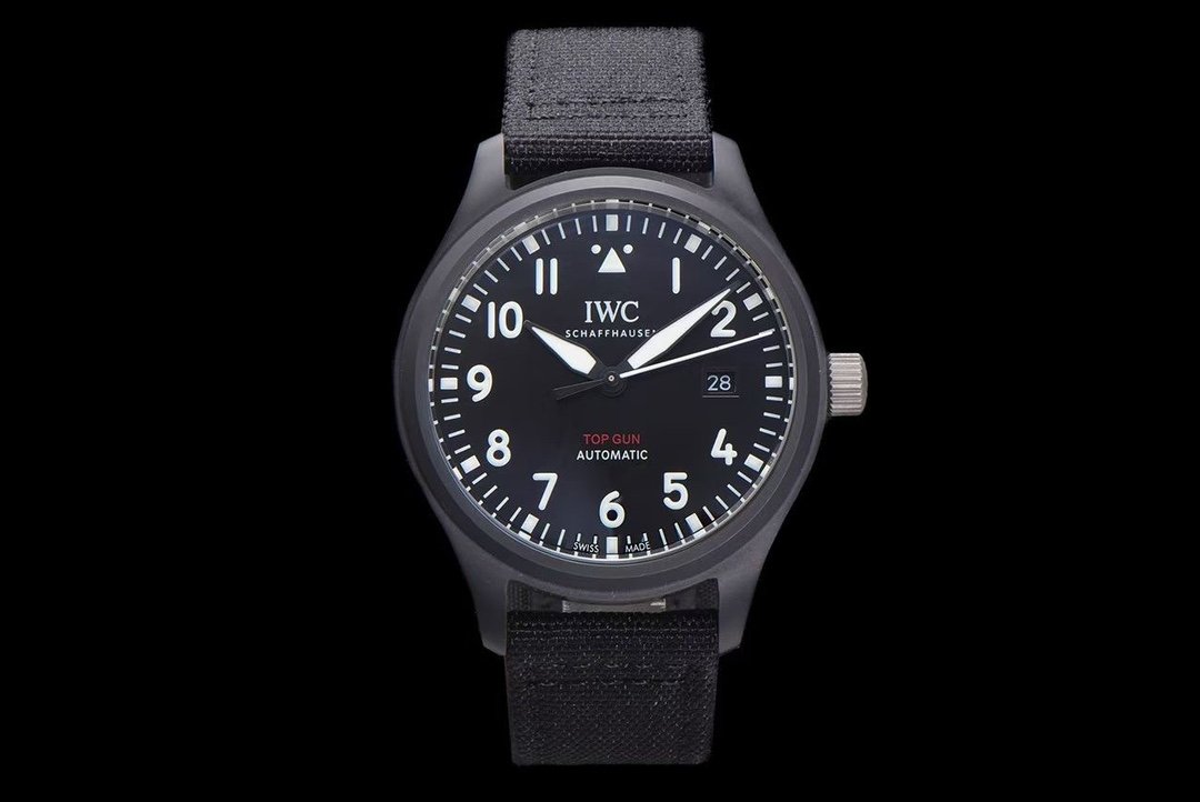 IWC Pilot's Watch Automatic Black Aces Watch 41MM Black Titanium Ceramic Case Black Dial Sapphire Crystal 32100 Movement
