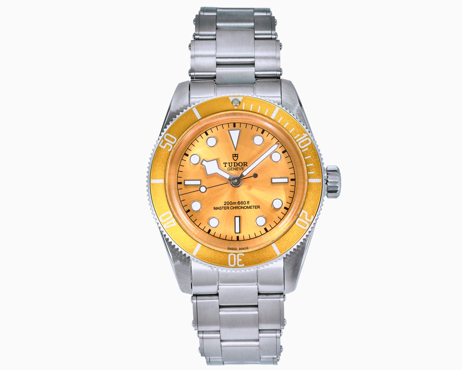 Tudor Black Bay Fifty-Eight BLAKEN Custom Stainless Steel Yellow Dial Yellow Bezel Bracelet 41mm TBB58-BLK-YL-41