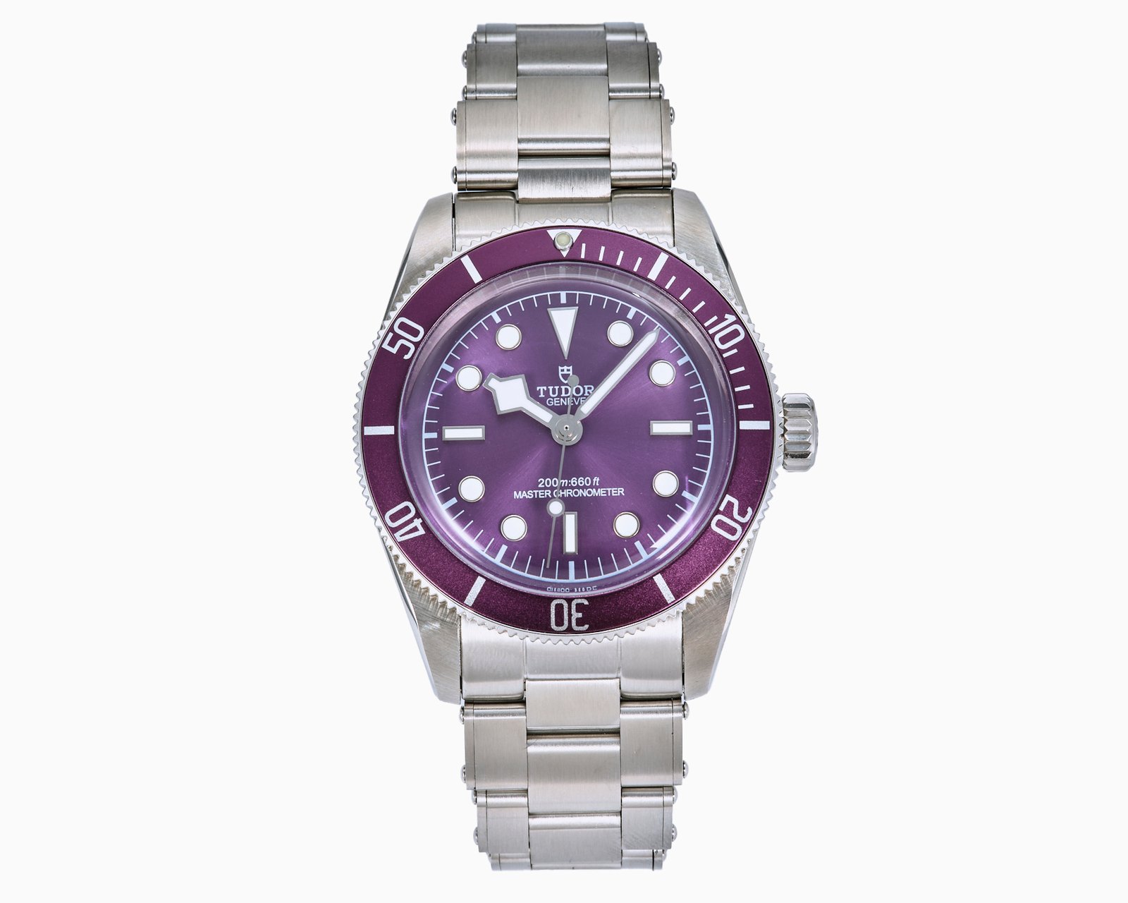 Tudor Black Bay Fifty-Eight BLAKEN Custom Stainless Steel Purple Dial Purple Bezel Bracelet 41mm TBB58-BLK-PU-41
