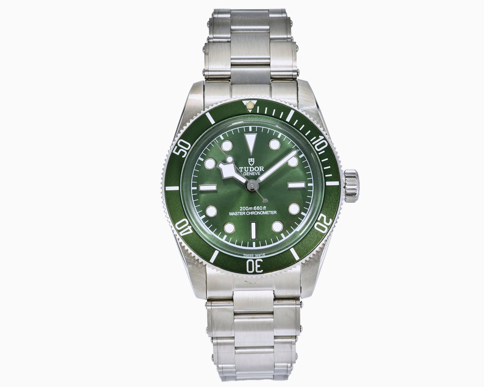 Tudor Black Bay Fifty-Eight BLAKEN Custom Stainless Steel Green Dial Green Bezel Bracelet 41mm TBB58-BLK-GN-41