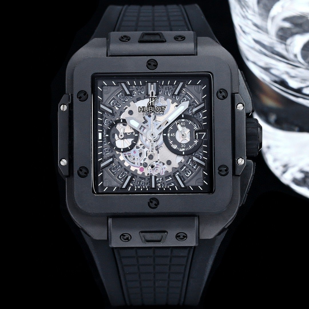 Hublot Spirit of Big Bang Square Bang Unico Black Magic Black Dial 42mm 821.CI.0170.RX