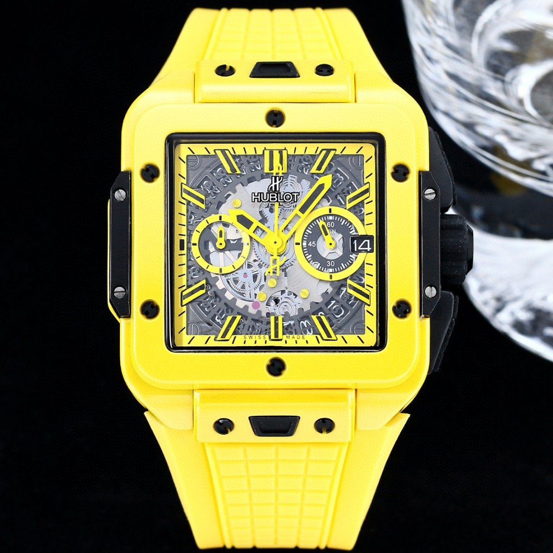 Hublot Spirit of Big Bang Yellow Magic Ceramic Yellow Dial 42mm HSB-YM-C-YL-42