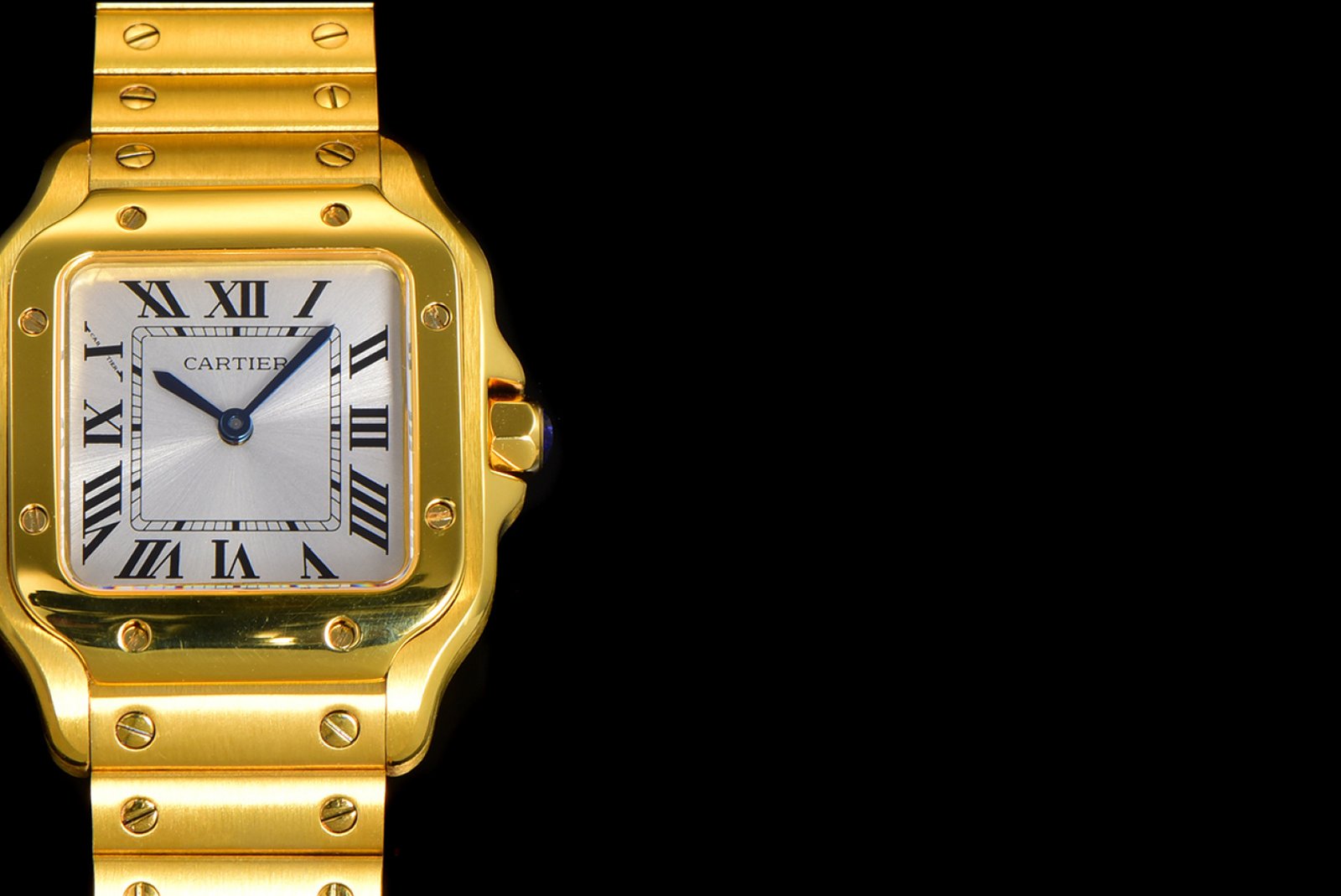 Cartier Santos de Cartier Medium Model Yellow Gold 27MM WGSA0030