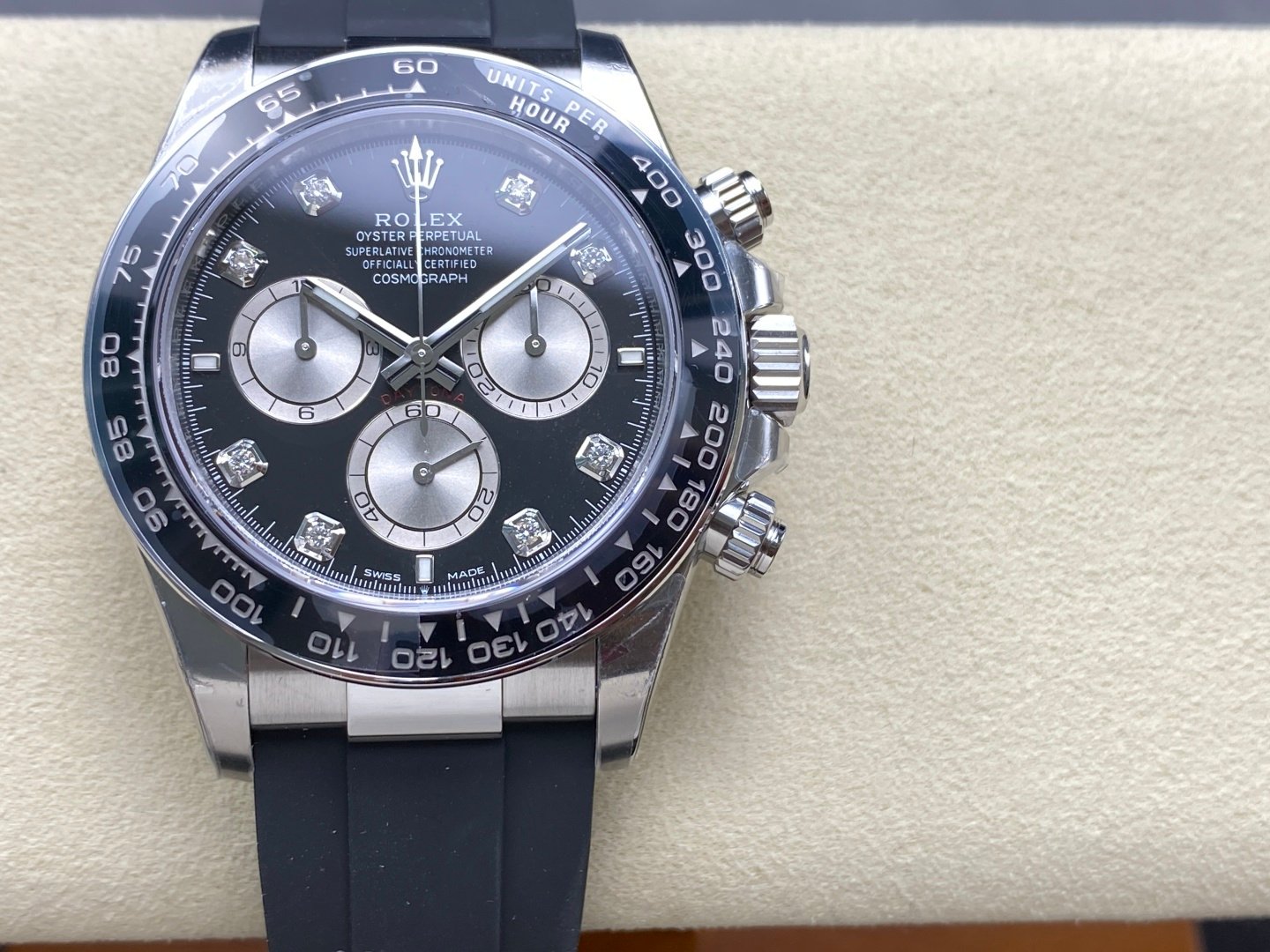 Rolex Daytona White Gold Cosmograph Black Dial 40mm 126519LN-0004